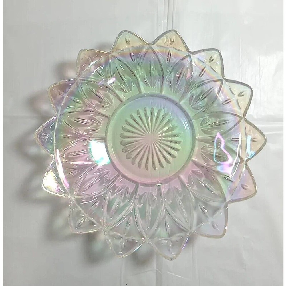 Unbranded glass bowl Floral Colorful * - Picture 2 of 4